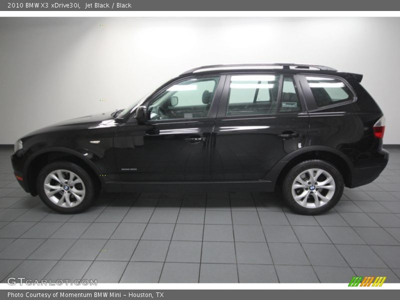 Jet Black / Black 2010 BMW X3 xDrive30i