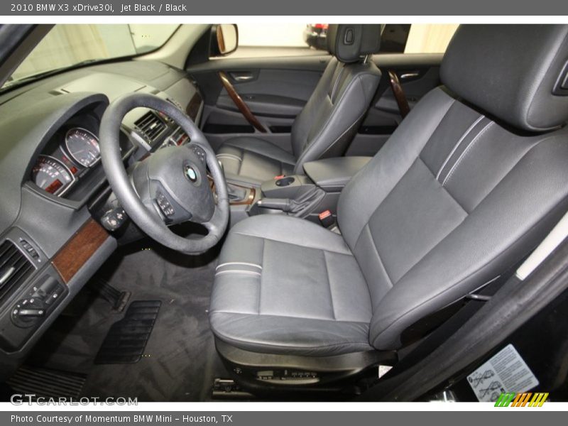 Jet Black / Black 2010 BMW X3 xDrive30i