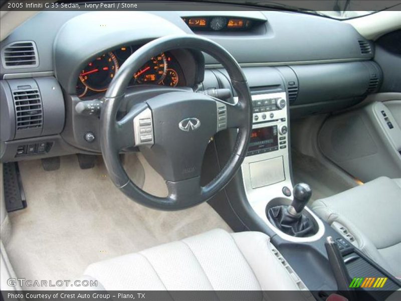 Ivory Pearl / Stone 2005 Infiniti G 35 Sedan