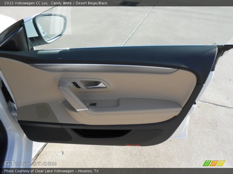 Candy White / Desert Beige/Black 2013 Volkswagen CC Lux