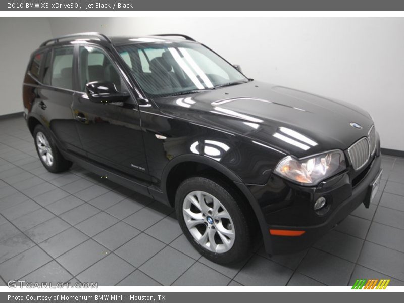 Jet Black / Black 2010 BMW X3 xDrive30i