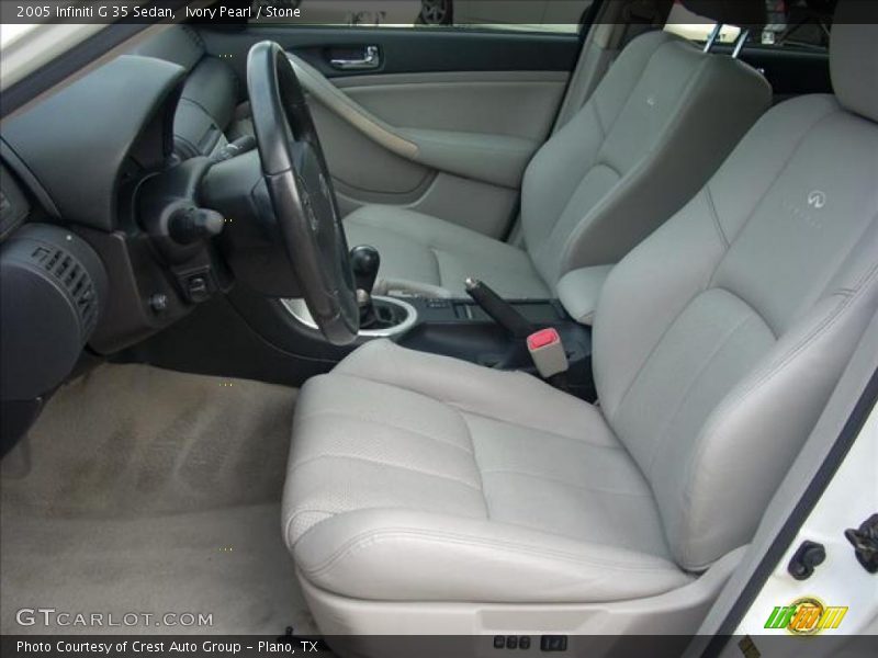 Ivory Pearl / Stone 2005 Infiniti G 35 Sedan