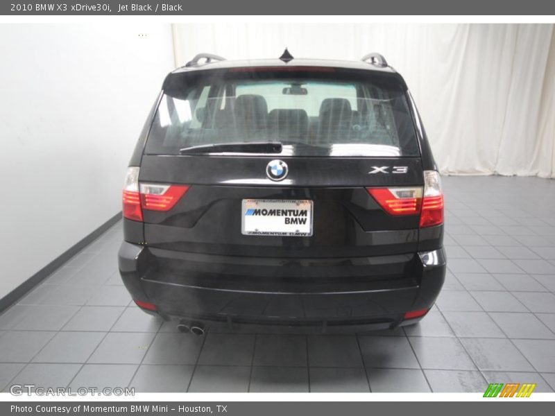 Jet Black / Black 2010 BMW X3 xDrive30i