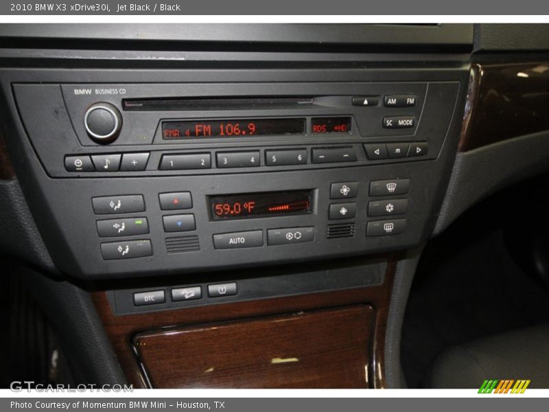 Jet Black / Black 2010 BMW X3 xDrive30i