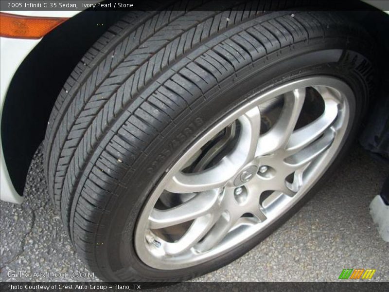 Ivory Pearl / Stone 2005 Infiniti G 35 Sedan
