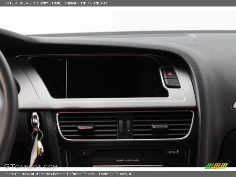 Brilliant Black / Black/Red 2011 Audi S4 3.0 quattro Sedan