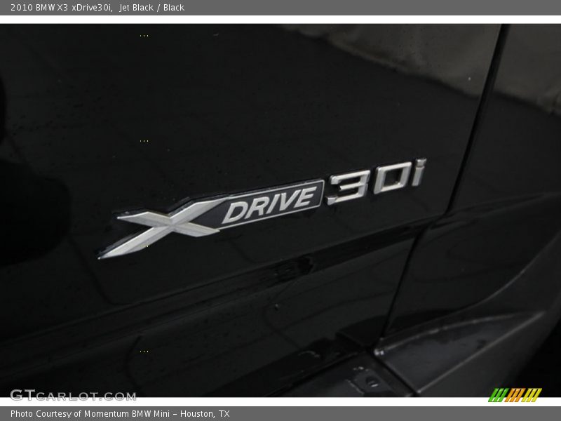 Jet Black / Black 2010 BMW X3 xDrive30i