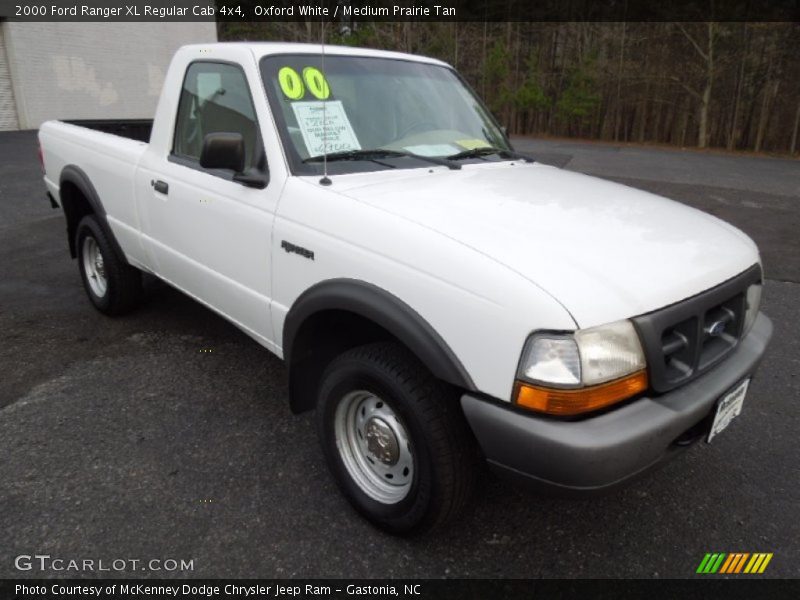 Front 3/4 View of 2000 Ranger XL Regular Cab 4x4