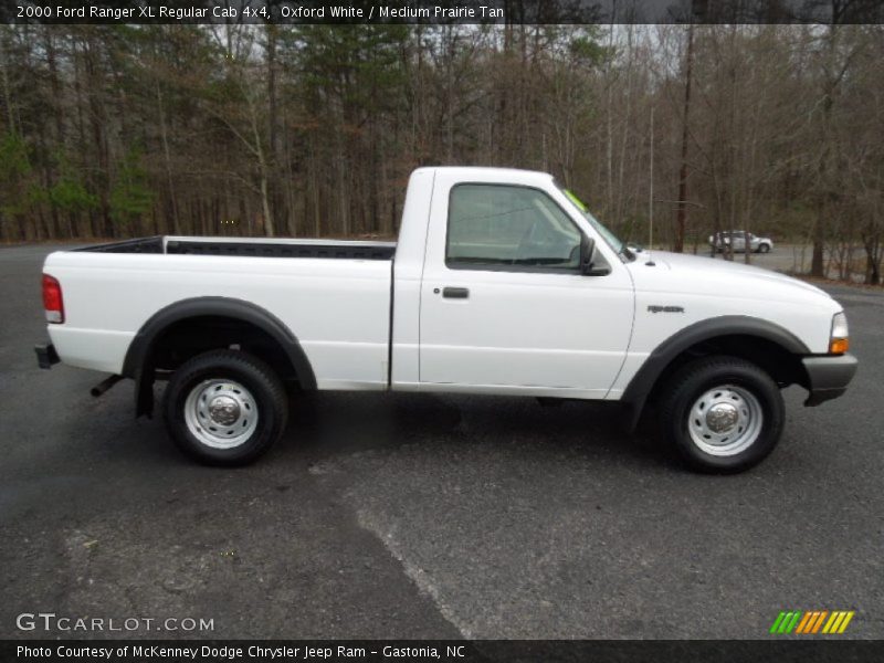  2000 Ranger XL Regular Cab 4x4 Oxford White