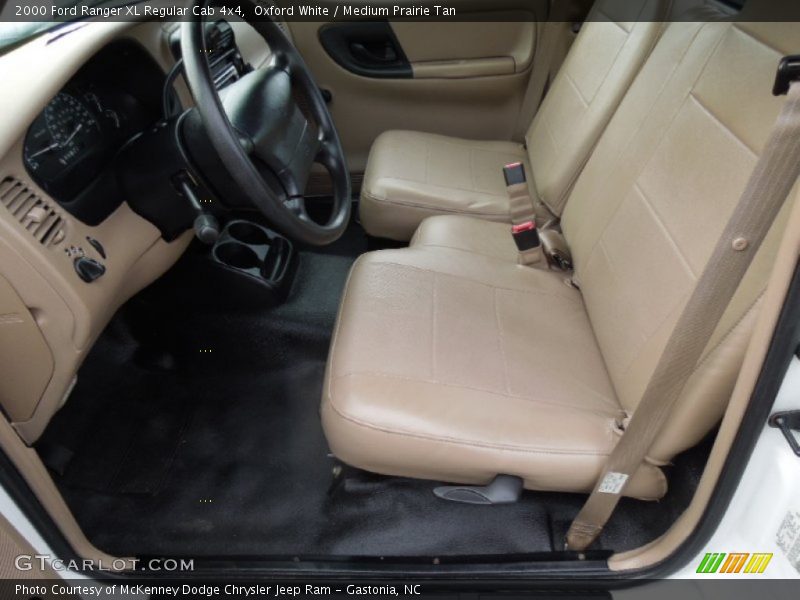 Front Seat of 2000 Ranger XL Regular Cab 4x4