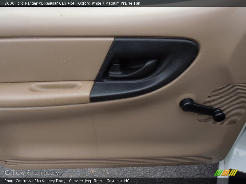 Oxford White / Medium Prairie Tan 2000 Ford Ranger XL Regular Cab 4x4