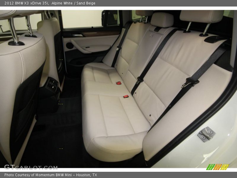 Alpine White / Sand Beige 2012 BMW X3 xDrive 35i