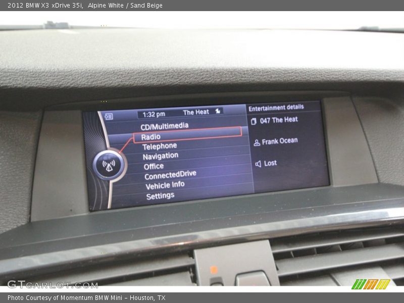 Alpine White / Sand Beige 2012 BMW X3 xDrive 35i