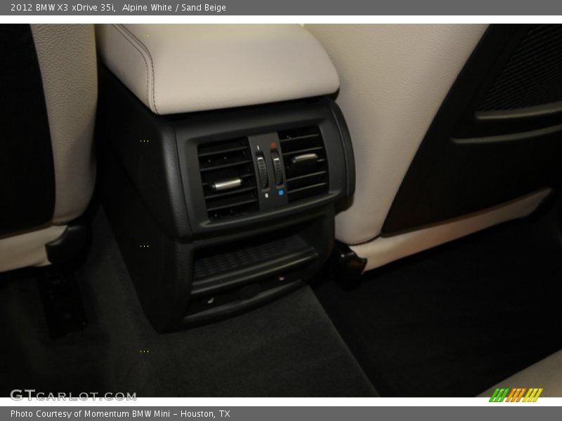 Alpine White / Sand Beige 2012 BMW X3 xDrive 35i