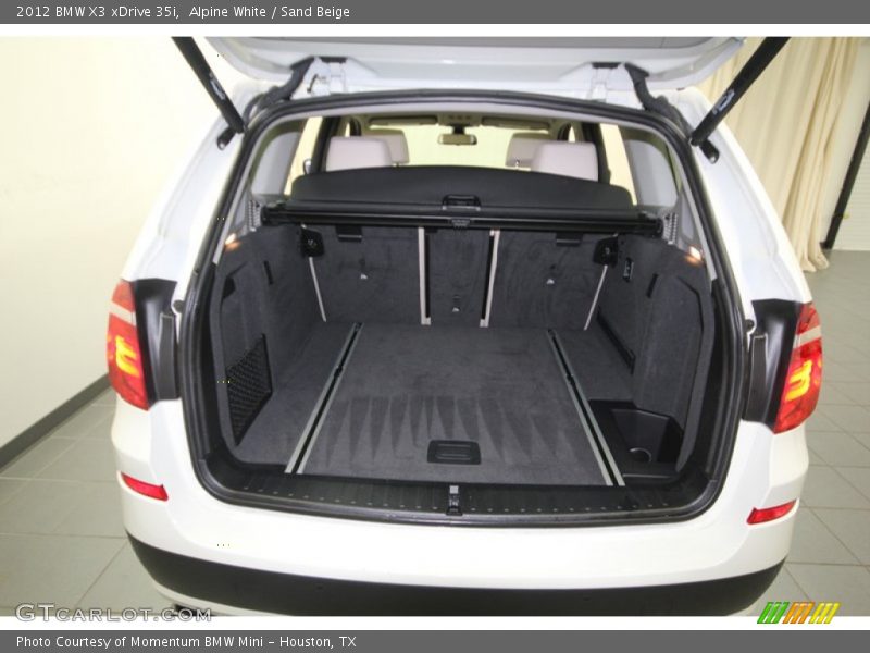 Alpine White / Sand Beige 2012 BMW X3 xDrive 35i