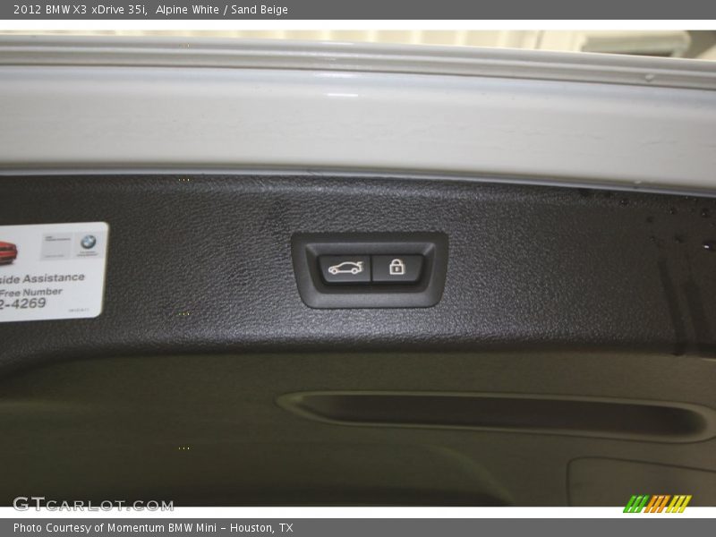 Alpine White / Sand Beige 2012 BMW X3 xDrive 35i