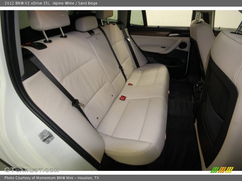 Alpine White / Sand Beige 2012 BMW X3 xDrive 35i