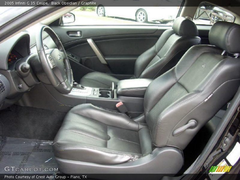 Black Obsidian / Graphite 2005 Infiniti G 35 Coupe