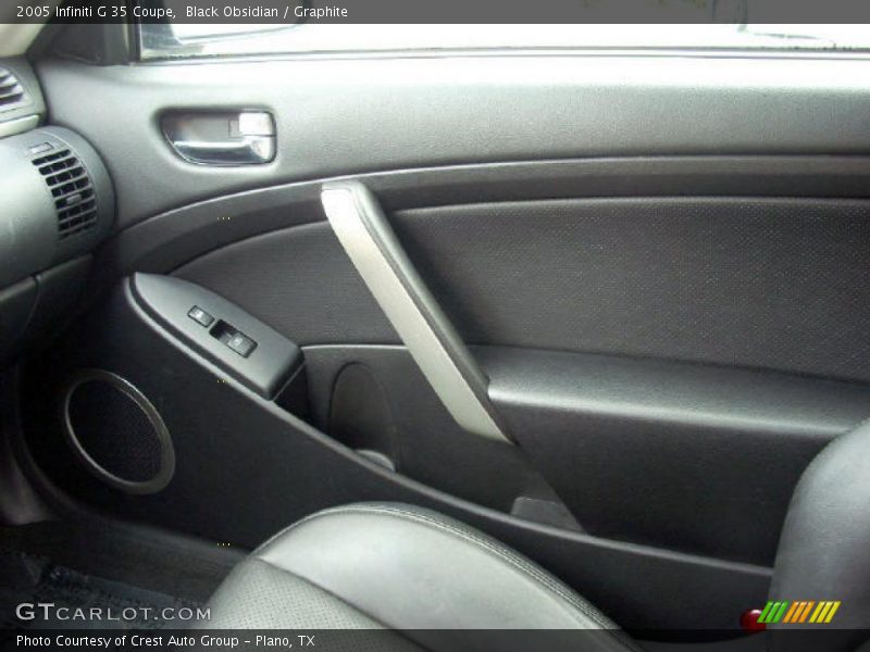 Black Obsidian / Graphite 2005 Infiniti G 35 Coupe