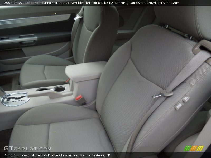 Brilliant Black Crystal Pearl / Dark Slate Gray/Light Slate Gray 2008 Chrysler Sebring Touring Hardtop Convertible