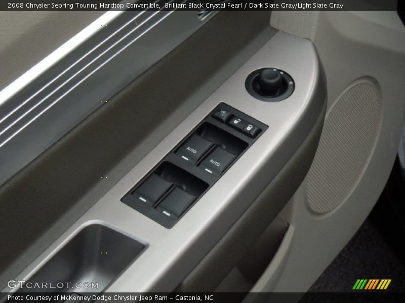 Brilliant Black Crystal Pearl / Dark Slate Gray/Light Slate Gray 2008 Chrysler Sebring Touring Hardtop Convertible