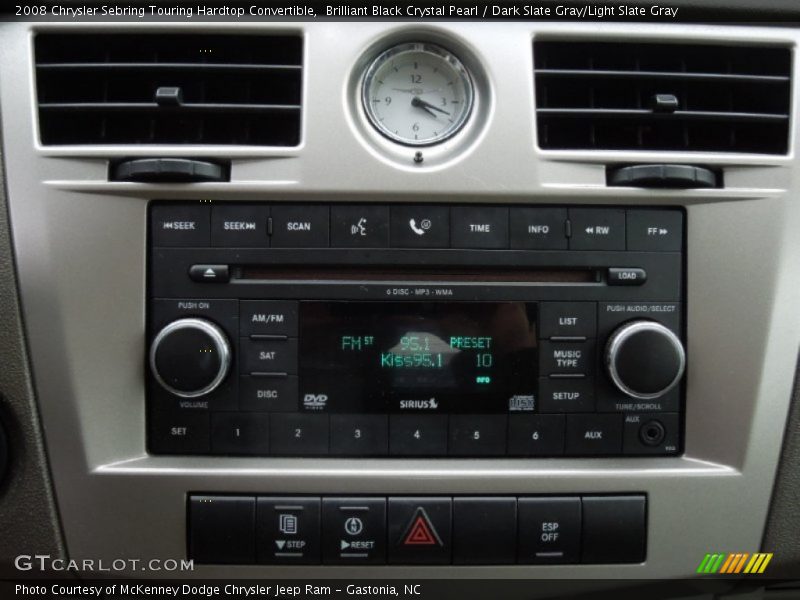 Audio System of 2008 Sebring Touring Hardtop Convertible