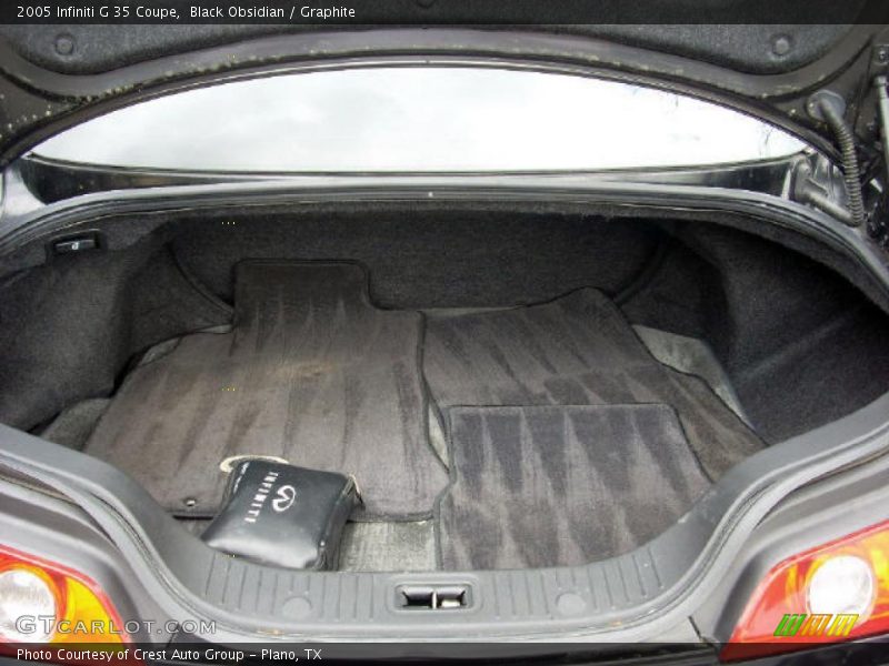 Black Obsidian / Graphite 2005 Infiniti G 35 Coupe