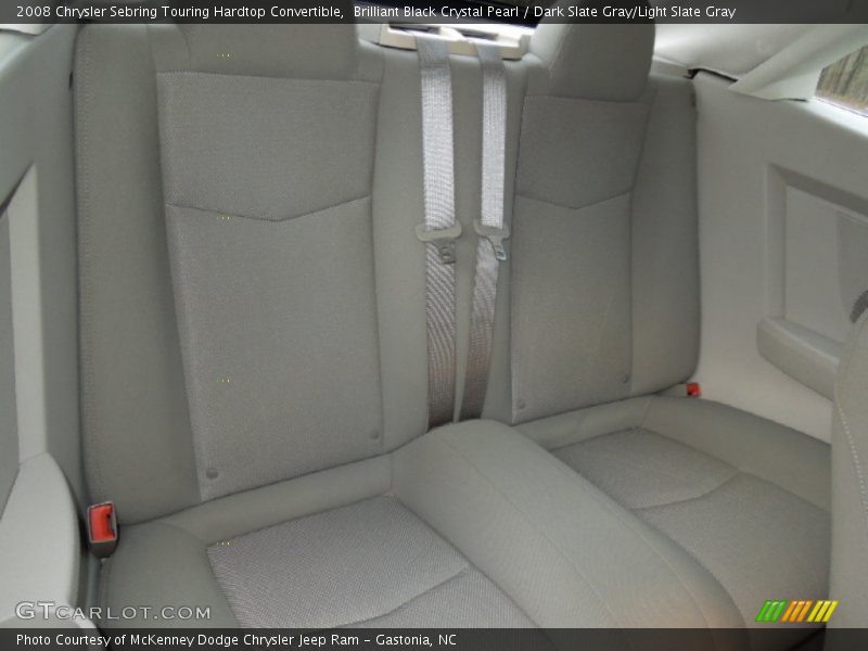 Brilliant Black Crystal Pearl / Dark Slate Gray/Light Slate Gray 2008 Chrysler Sebring Touring Hardtop Convertible