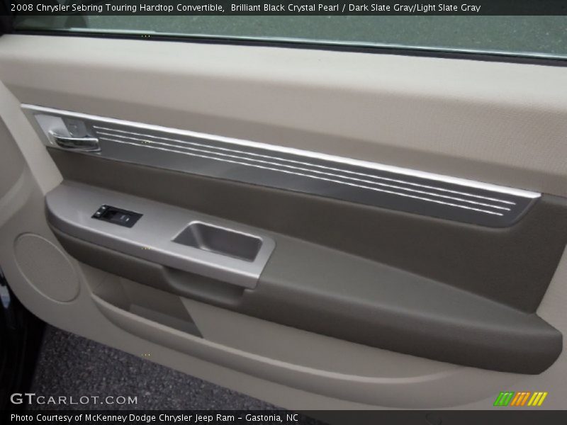 Brilliant Black Crystal Pearl / Dark Slate Gray/Light Slate Gray 2008 Chrysler Sebring Touring Hardtop Convertible