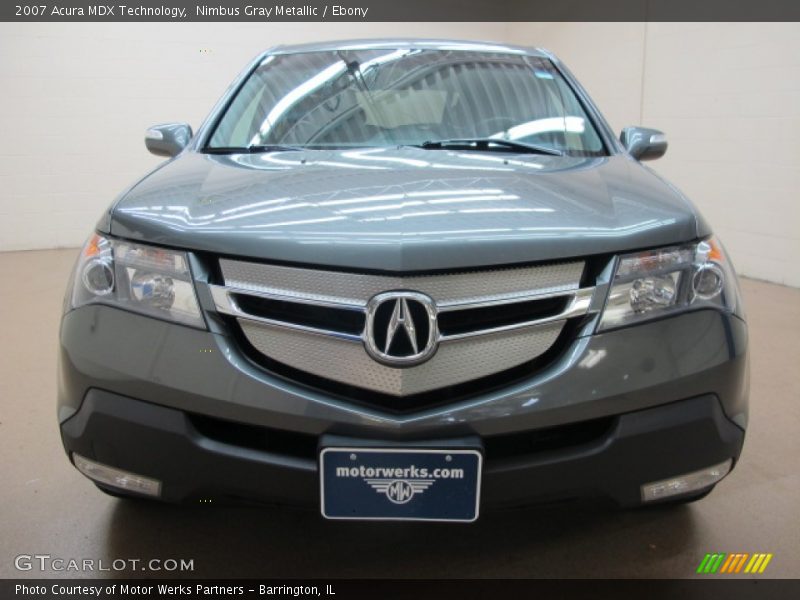 Nimbus Gray Metallic / Ebony 2007 Acura MDX Technology