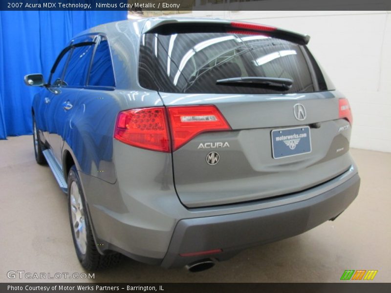 Nimbus Gray Metallic / Ebony 2007 Acura MDX Technology
