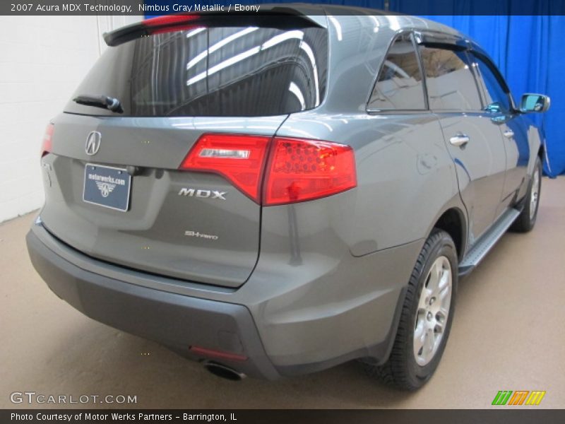 Nimbus Gray Metallic / Ebony 2007 Acura MDX Technology