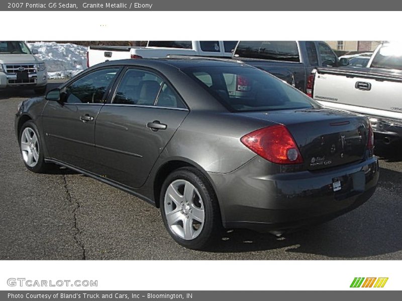 Granite Metallic / Ebony 2007 Pontiac G6 Sedan