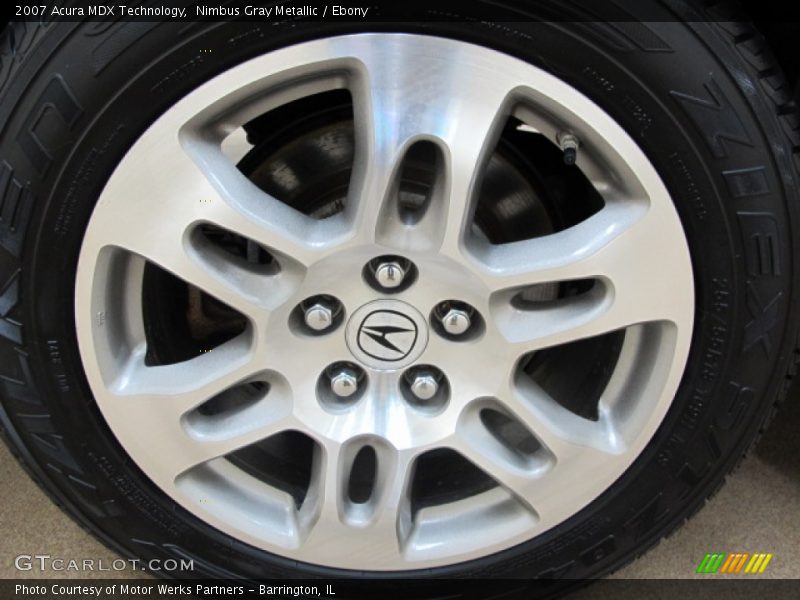 Nimbus Gray Metallic / Ebony 2007 Acura MDX Technology