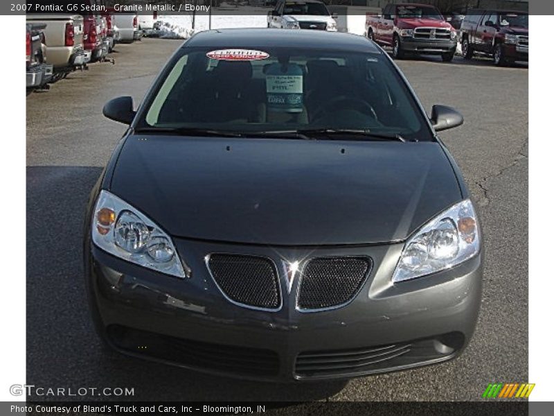 Granite Metallic / Ebony 2007 Pontiac G6 Sedan