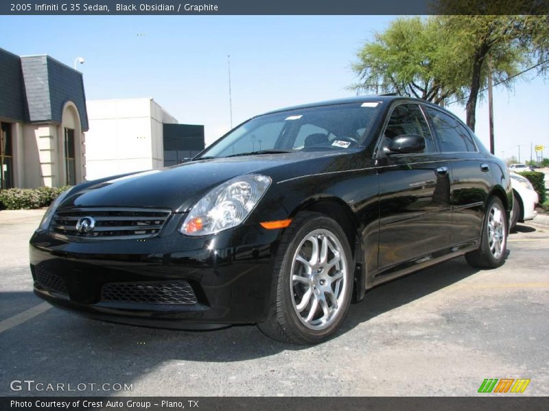 Black Obsidian / Graphite 2005 Infiniti G 35 Sedan