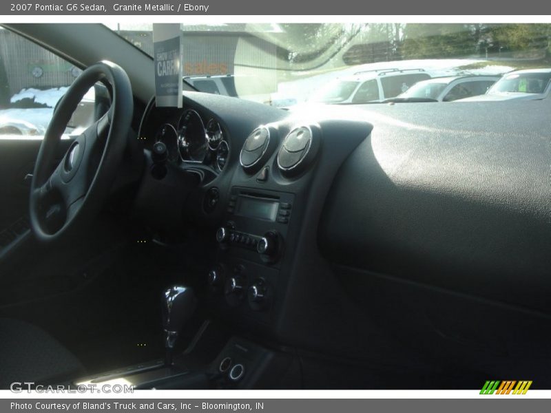 Granite Metallic / Ebony 2007 Pontiac G6 Sedan
