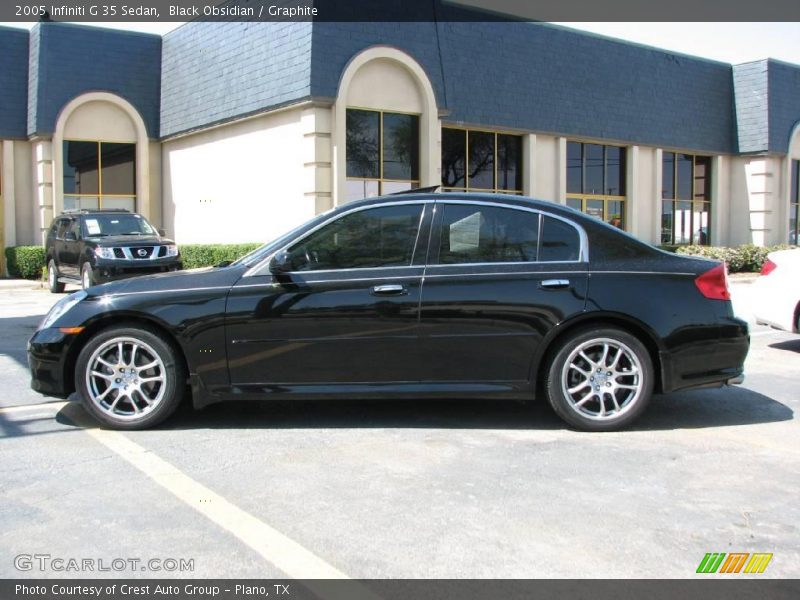 Black Obsidian / Graphite 2005 Infiniti G 35 Sedan
