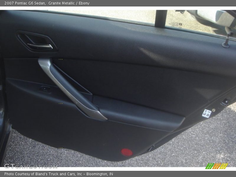 Granite Metallic / Ebony 2007 Pontiac G6 Sedan