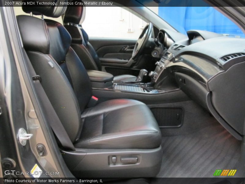 Nimbus Gray Metallic / Ebony 2007 Acura MDX Technology