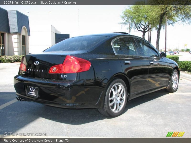 Black Obsidian / Graphite 2005 Infiniti G 35 Sedan