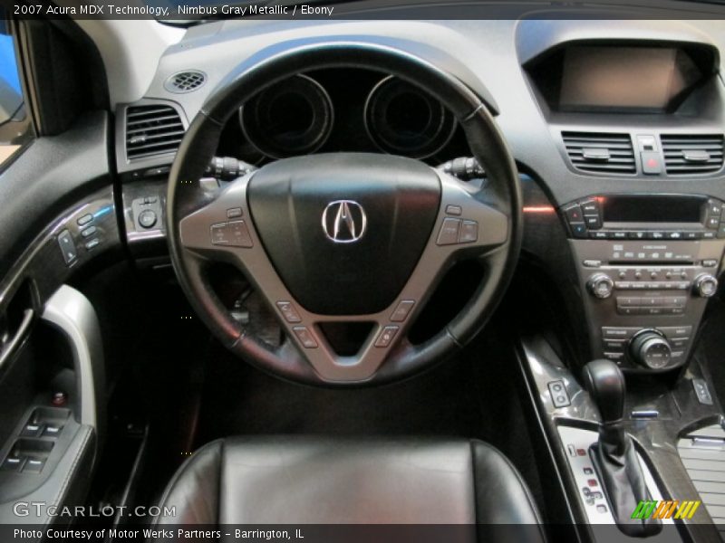 Nimbus Gray Metallic / Ebony 2007 Acura MDX Technology