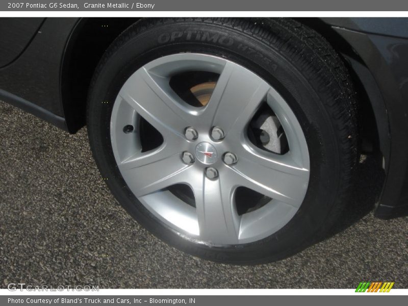 Granite Metallic / Ebony 2007 Pontiac G6 Sedan