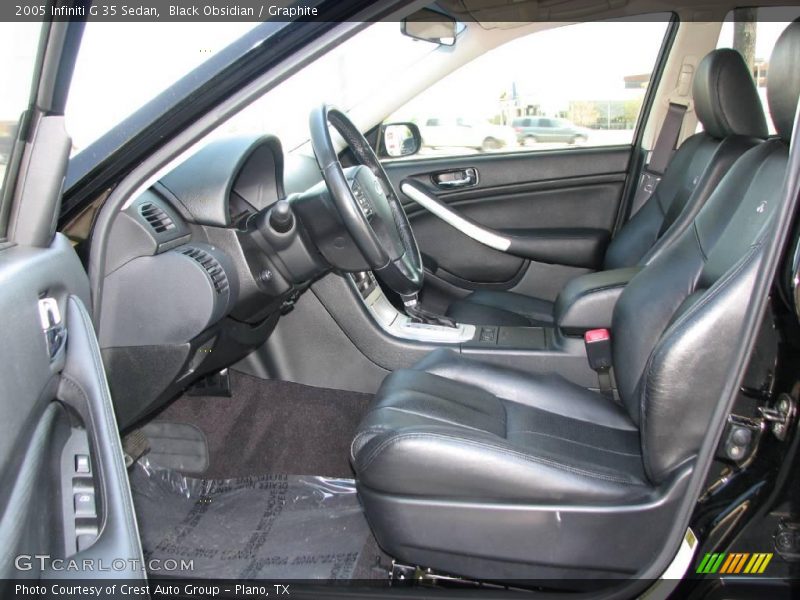Black Obsidian / Graphite 2005 Infiniti G 35 Sedan