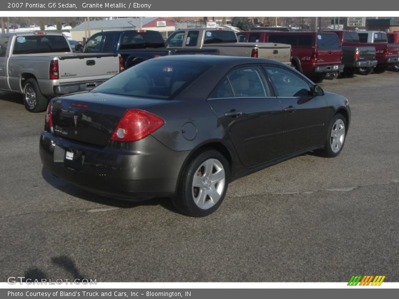 Granite Metallic / Ebony 2007 Pontiac G6 Sedan