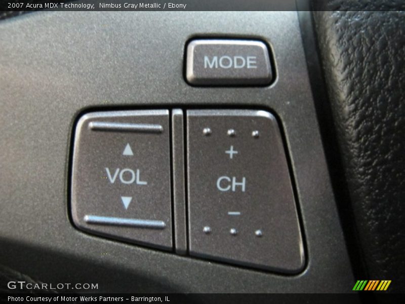 Nimbus Gray Metallic / Ebony 2007 Acura MDX Technology