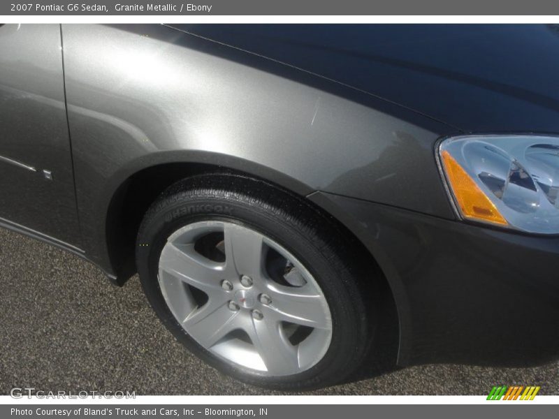 Granite Metallic / Ebony 2007 Pontiac G6 Sedan