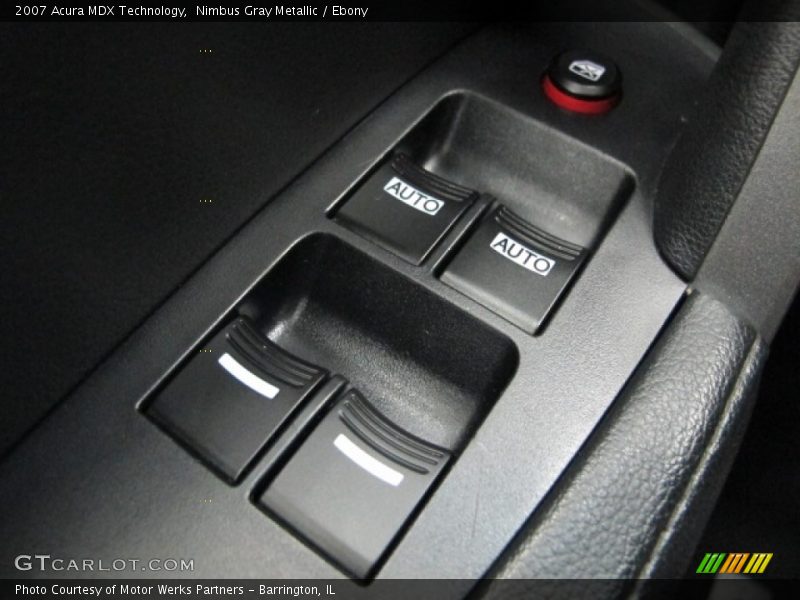 Nimbus Gray Metallic / Ebony 2007 Acura MDX Technology