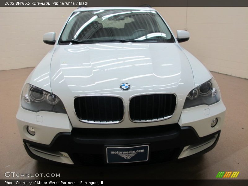 Alpine White / Black 2009 BMW X5 xDrive30i