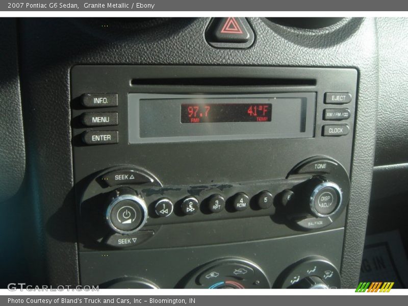 Granite Metallic / Ebony 2007 Pontiac G6 Sedan